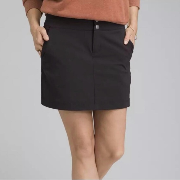 Prana Celasta Black Skort Women's Size 12 - Picture 1 of 14